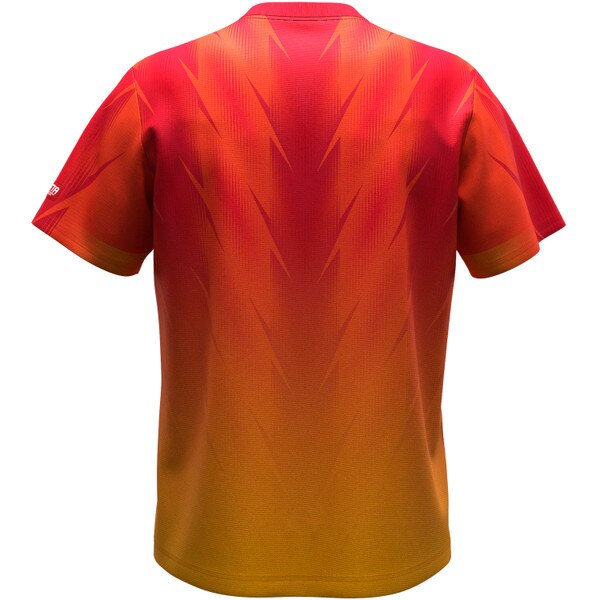 Butterfly Flazer Shirt - Red - Back